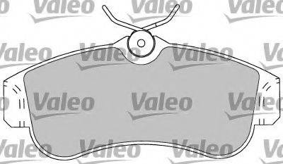 VALEO 597090 Комплект тормозных колодок, дисковый тормоз