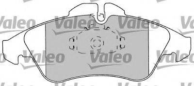 VALEO 597222 Комплект тормозных колодок, дисковый тормоз