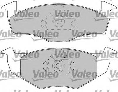 VALEO 597220 Комплект гальмівних колодок, дискове гальмо
