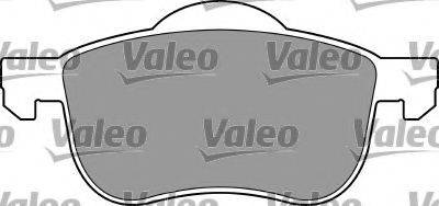Комплект гальмівних колодок, дискове гальмо VALEO 597320