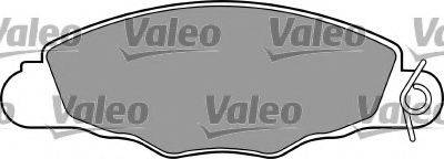 Комплект гальмівних колодок, дискове гальмо VALEO 597328