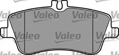 Комплект гальмівних колодок, дискове гальмо VALEO 597333