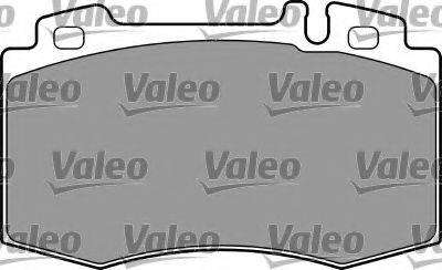 Комплект гальмівних колодок, дискове гальмо VALEO 597468