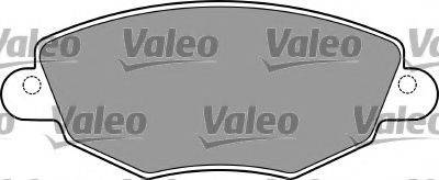Комплект гальмівних колодок, дискове гальмо VALEO 597338