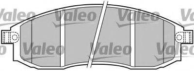 VALEO 597477 Комплект тормозных колодок, дисковый тормоз