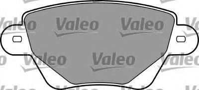 Комплект гальмівних колодок, дискове гальмо VALEO 597339
