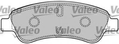 VALEO 597356 Комплект гальмівних колодок, дискове гальмо