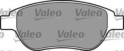 Комплект тормозных колодок, дисковый тормоз VALEO 597355