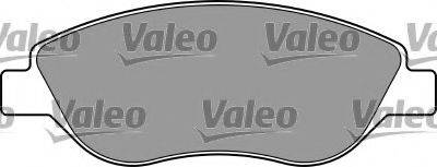 Комплект гальмівних колодок, дискове гальмо VALEO 597371