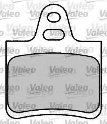 Комплект гальмівних колодок, дискове гальмо VALEO 597309