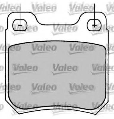VALEO 597109 Комплект тормозных колодок, дисковый тормоз