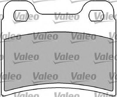 Комплект гальмівних колодок, дискове гальмо VALEO 598692