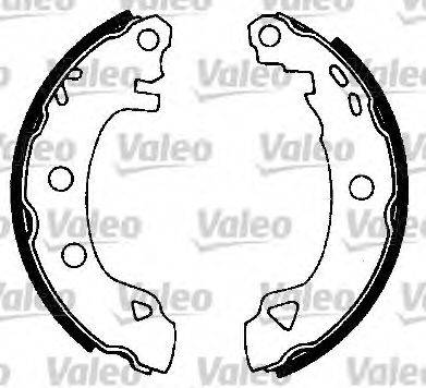 Комплект тормозных колодок VALEO 553711