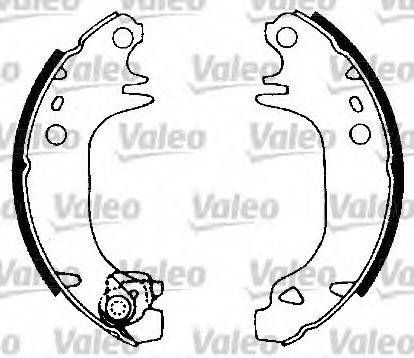 VALEO 553635 Комплект тормозных колодок