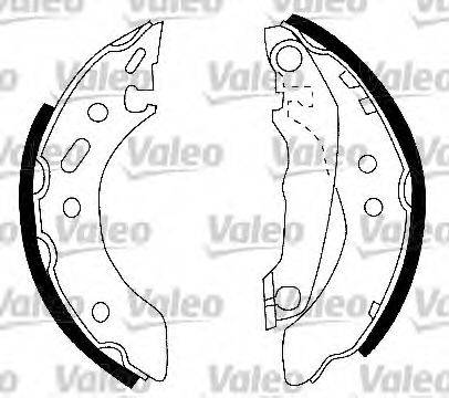 Комплект гальмівних колодок VALEO 554733