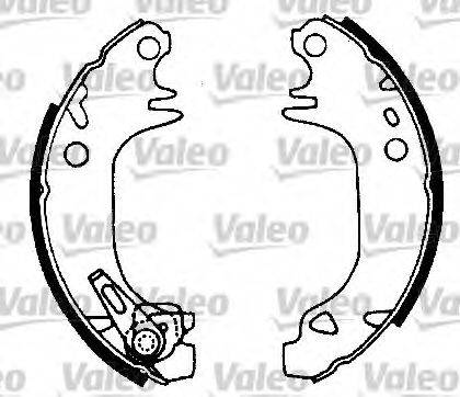 Комплект гальмівних колодок VALEO 553710