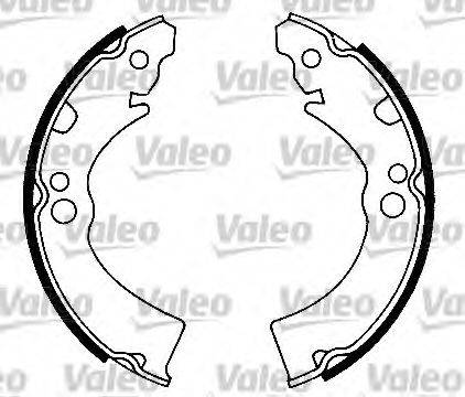 Комплект гальмівних колодок VALEO 553211