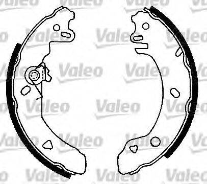 Комплект гальмівних колодок VALEO 554716
