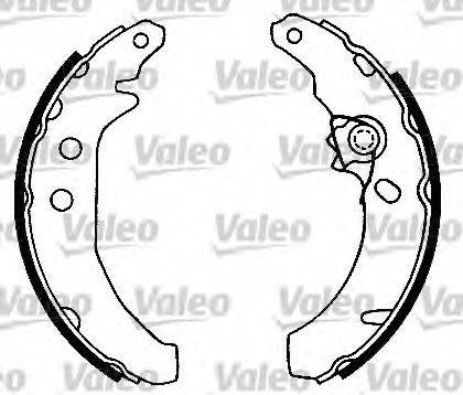 Комплект гальмівних колодок VALEO 554650