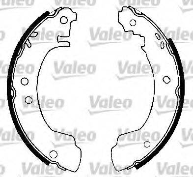 Комплект гальмівних колодок VALEO 554879