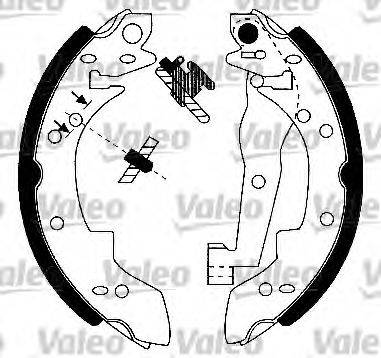 Комплект тормозных колодок VALEO 554677