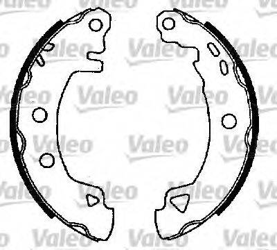 Комплект тормозных колодок VALEO 554720