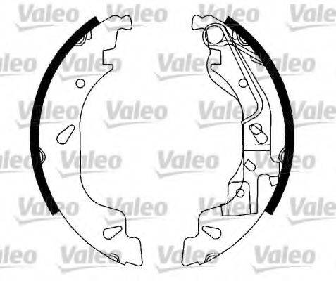 Комплект гальмівних колодок VALEO 554813