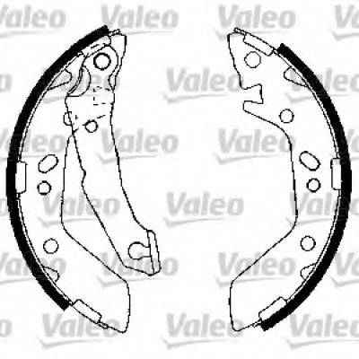 Комплект гальмівних колодок VALEO 564033