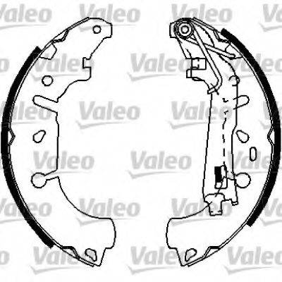 Комплект гальмівних колодок VALEO 554816