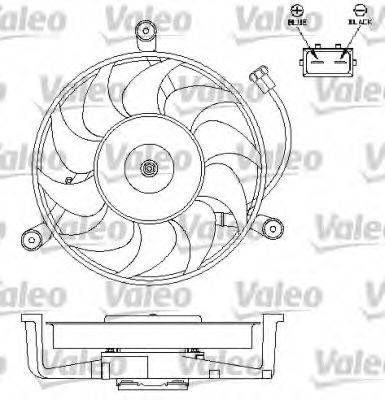 Вентилятор, охлаждение двигателя VALEO 696179