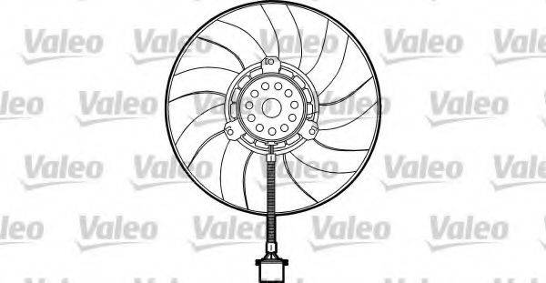 Вентилятор, охолодження двигуна VALEO 698373