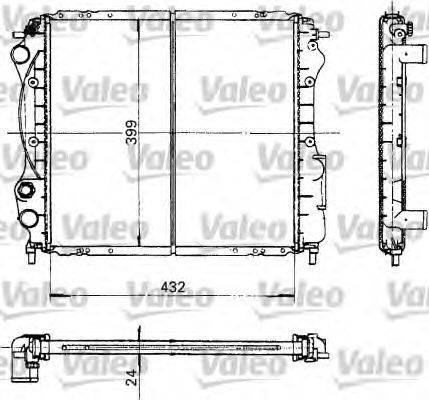 VALEO 730181 Радиатор, охлаждение двигателя
