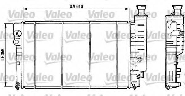 VALEO 730506 Радіатор, охолодження двигуна