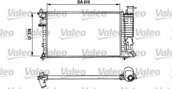 VALEO 731010 Радиатор, охлаждение двигателя