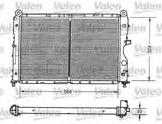 VALEO 731159 Радиатор, охлаждение двигателя