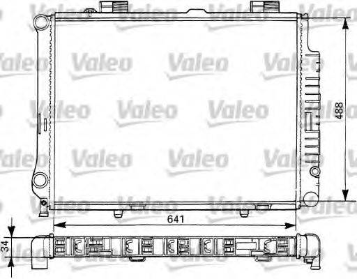 VALEO 731291 Радіатор, охолодження двигуна