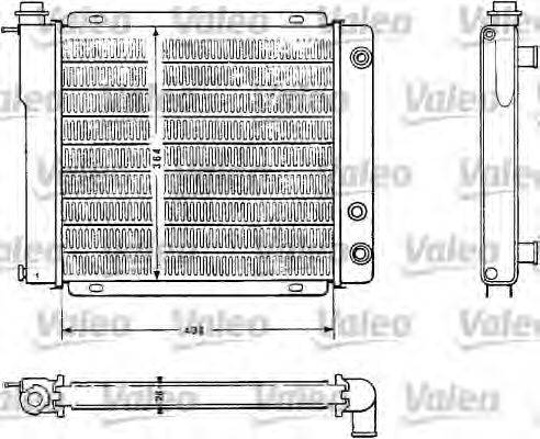 VALEO 810882 Радиатор, охлаждение двигателя