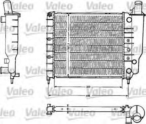 VALEO 810887 Радиатор, охлаждение двигателя
