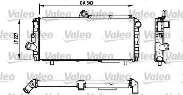 VALEO 810948 Радиатор, охлаждение двигателя