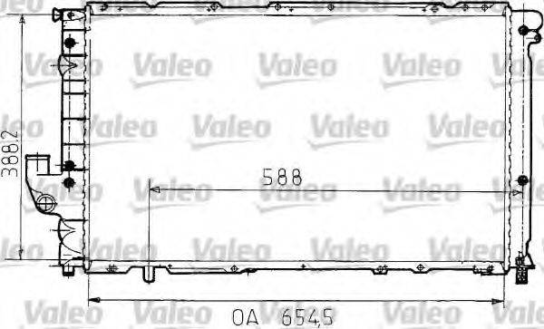 VALEO 810963 Радиатор, охлаждение двигателя