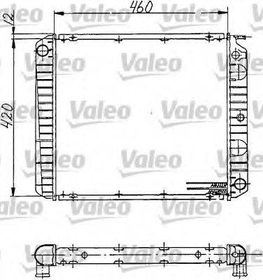 VALEO 810968 Радиатор, охлаждение двигателя