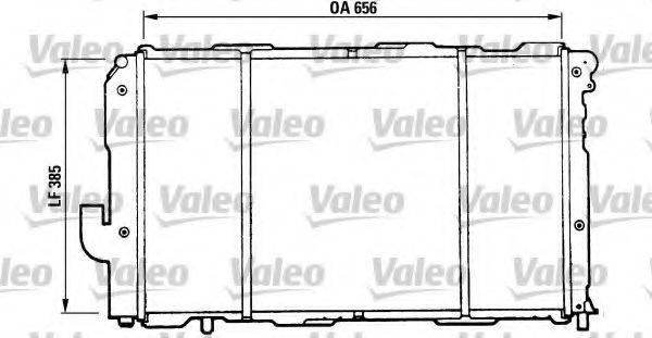 VALEO 810990 Радіатор, охолодження двигуна