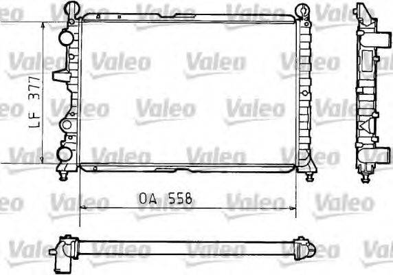 VALEO 811073 Радиатор, охлаждение двигателя