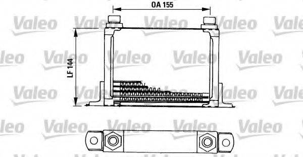 VALEO 816666 масляный радиатор, двигательное масло