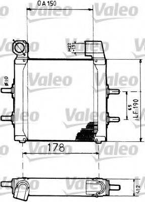 VALEO 816701 масляный радиатор, двигательное масло
