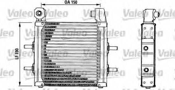 масляный радиатор, двигательное масло VALEO 816750