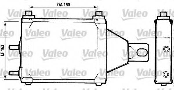 VALEO 816751 масляный радиатор, двигательное масло
