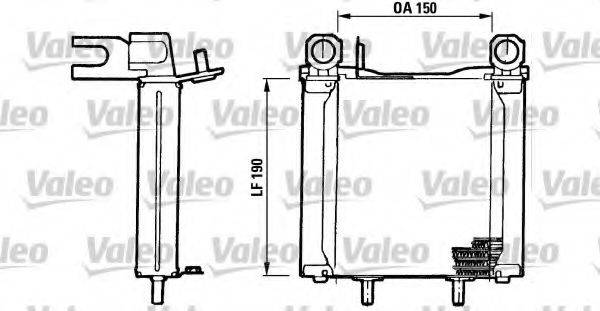 VALEO 816760 масляный радиатор, двигательное масло