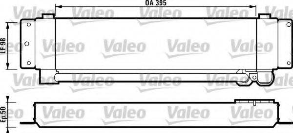 VALEO 816963 масляный радиатор, двигательное масло