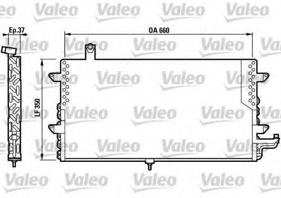 VALEO 817020 Конденсатор, кондиционер